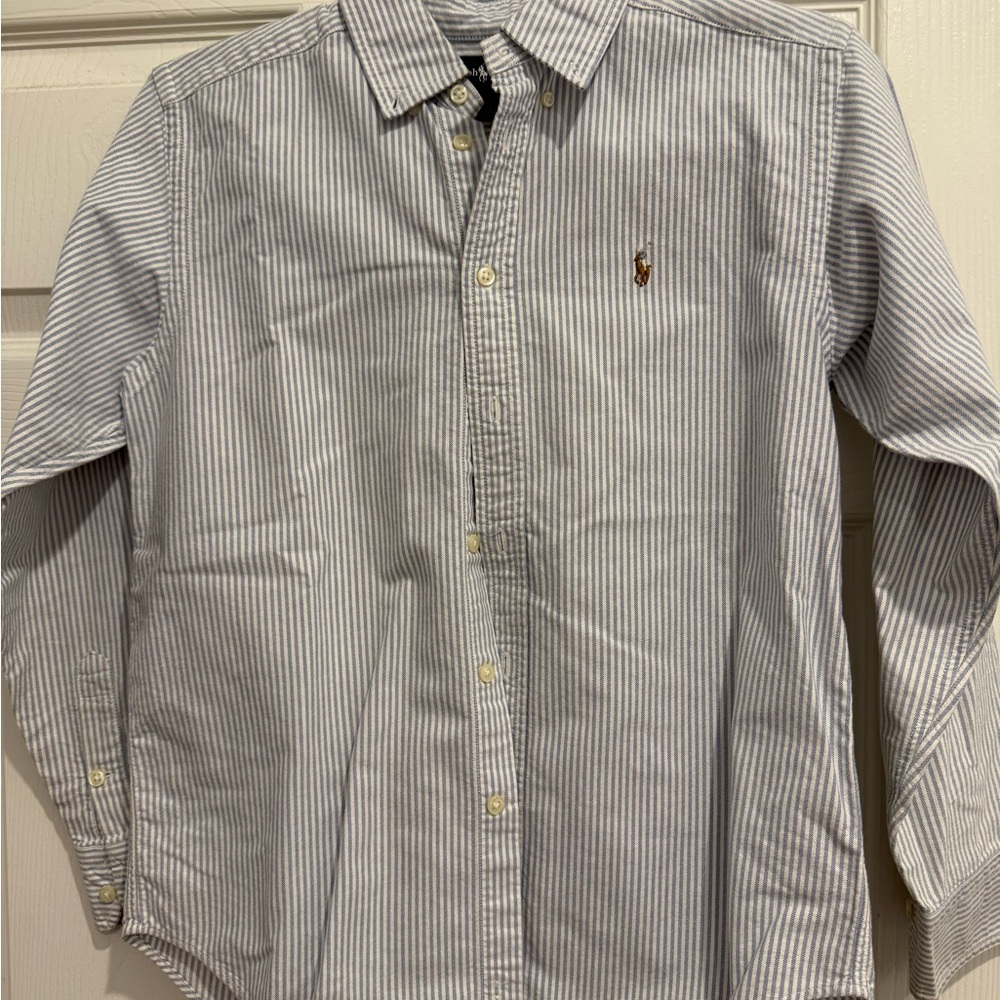 Striped blue and white shirt Ralph Lauren
